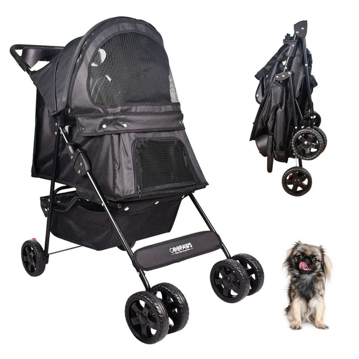 Trailride Four-Wheel Dog Stroller
