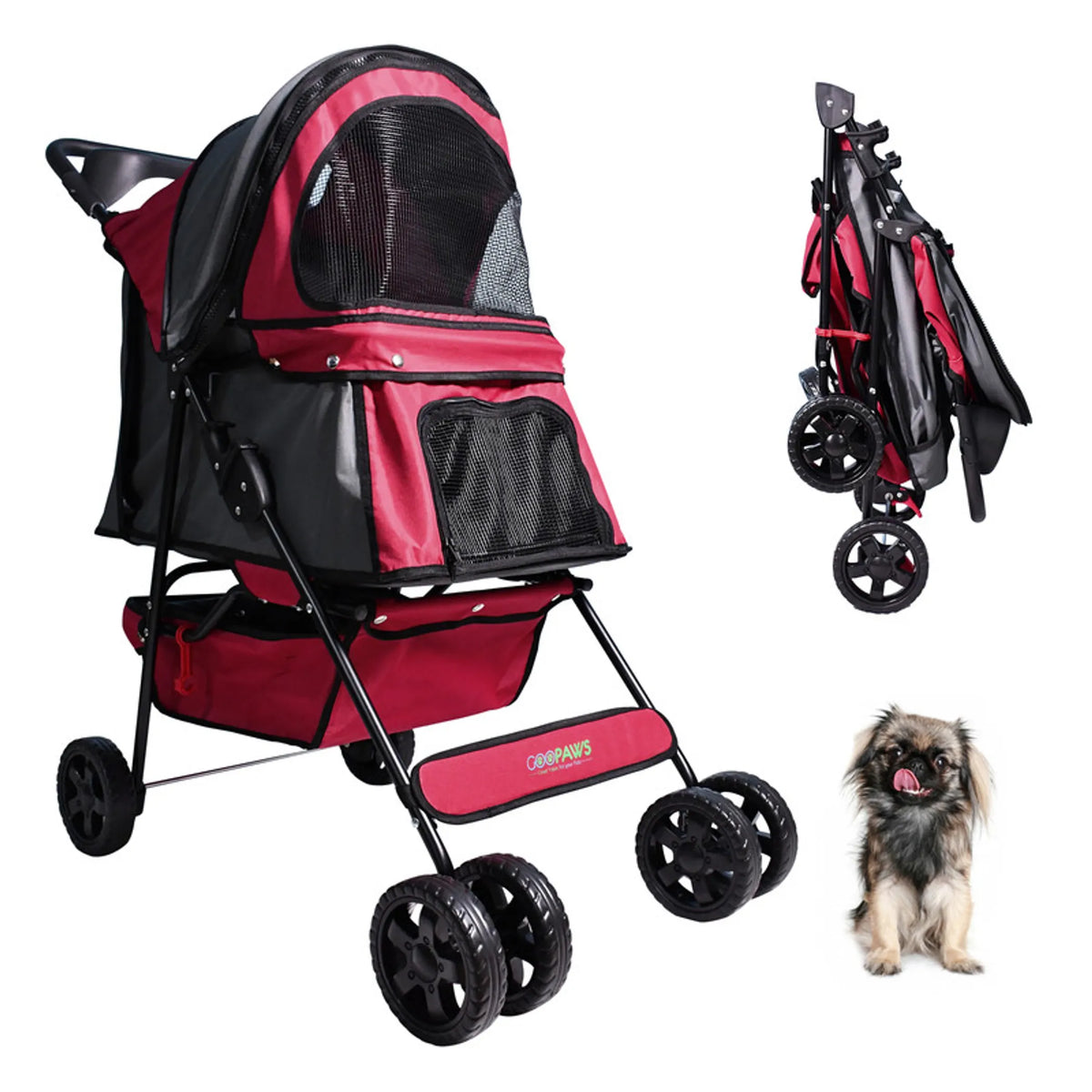 Trailride Four-Wheel Dog Stroller