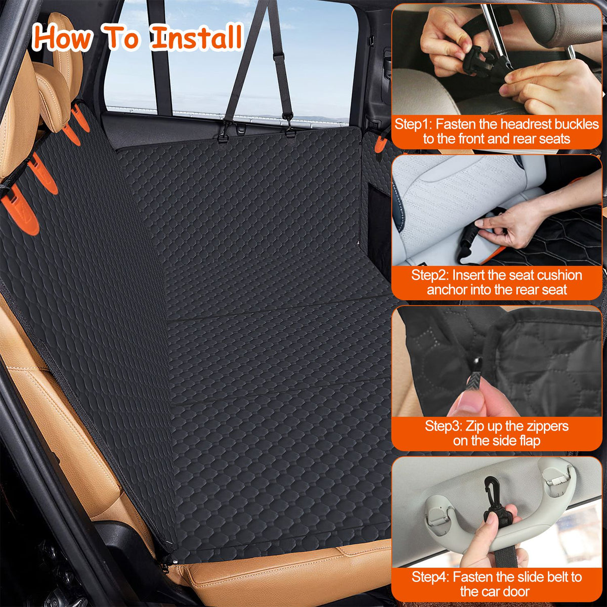Backroad Bridge Dog Car Cover