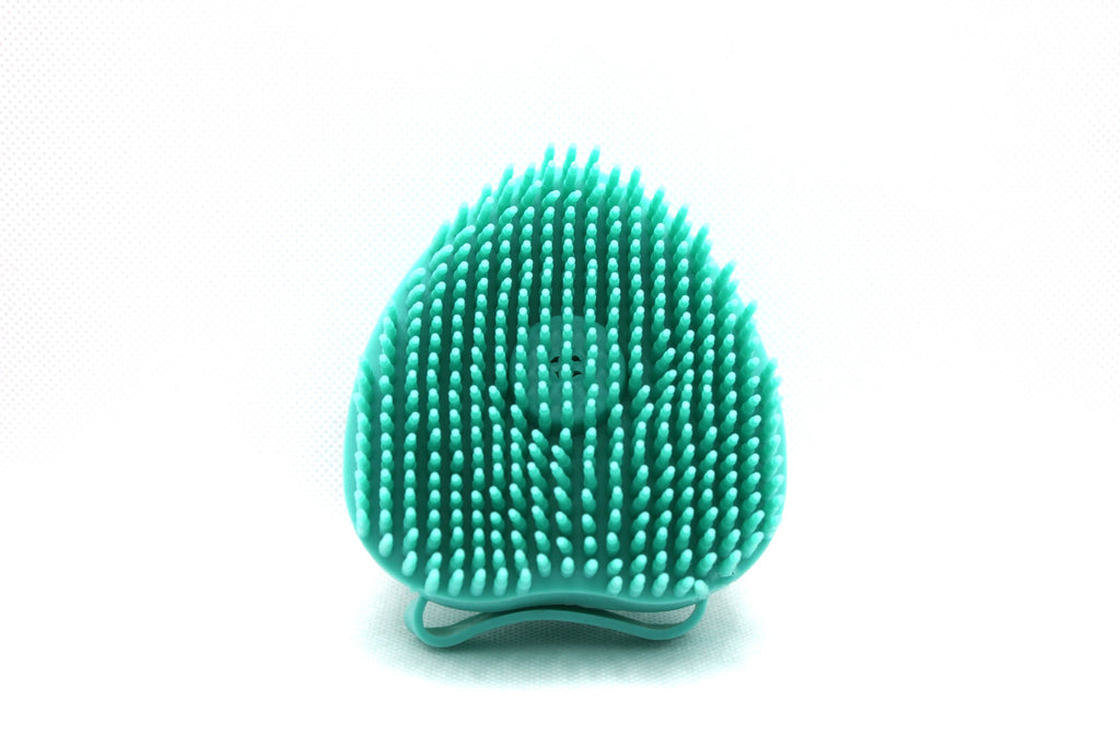 Rinse and Roam shampoo-dispensing dog bath brush